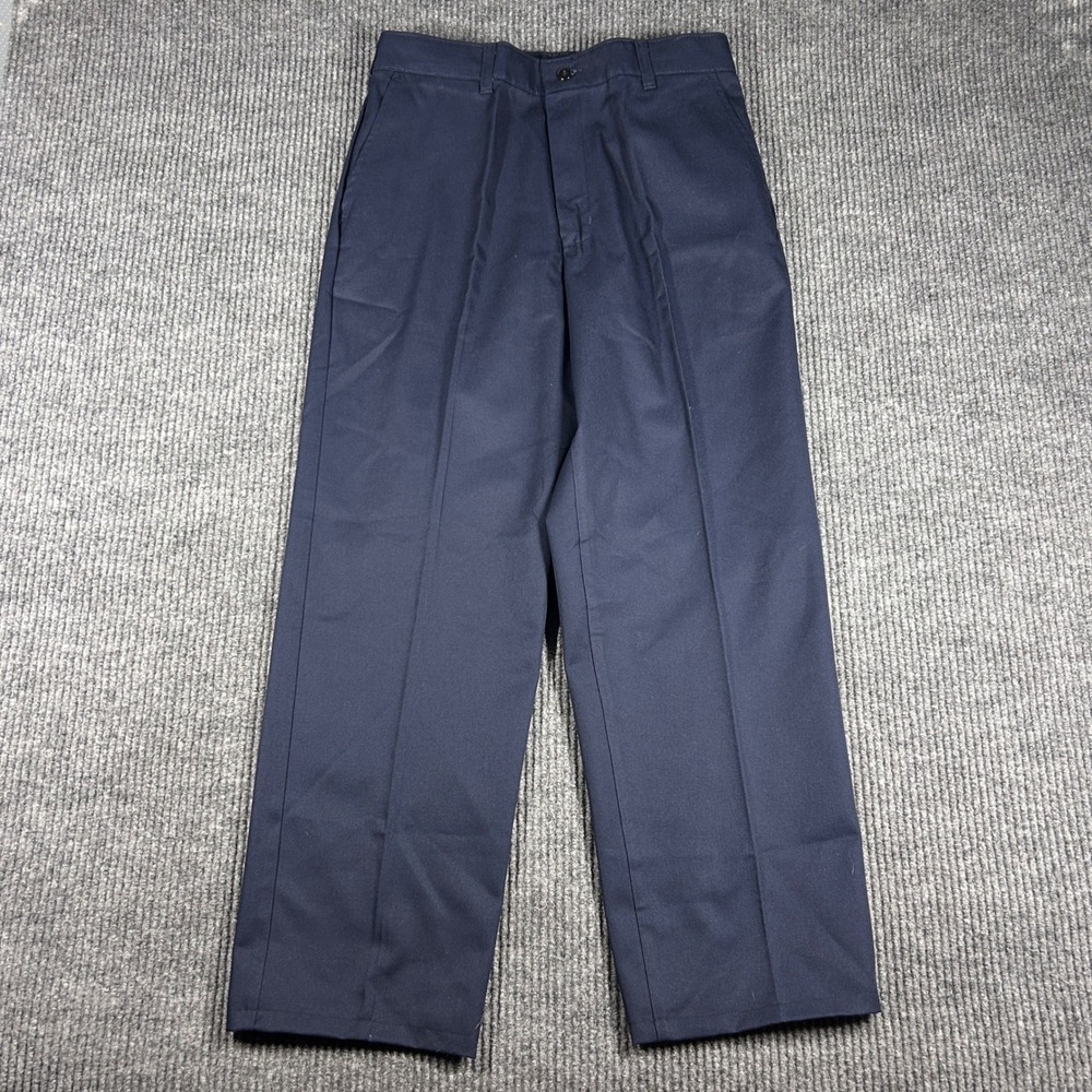 Red Kap Pants Men 32 PT20NV9 Navy Blue Industrial Work Chino‎ Trousers